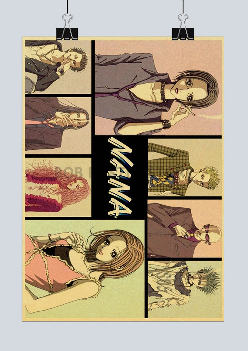 NANA Retro Kraft Paper Poster