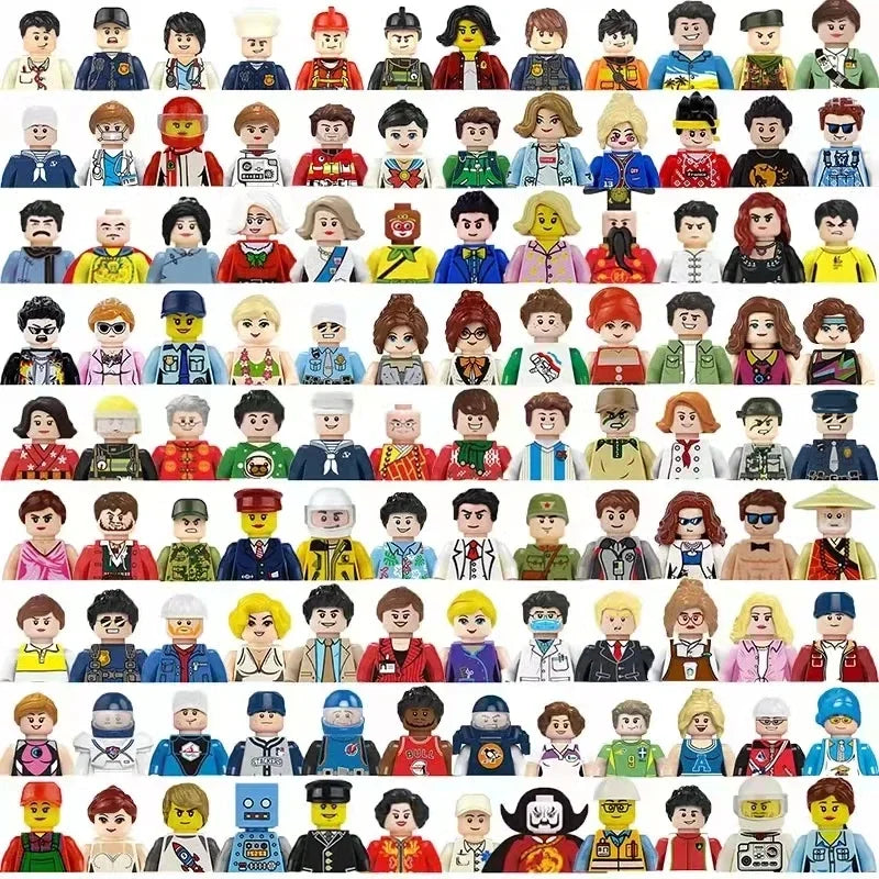 20-300Pcs Action Figure Hero Anime Figure Fan Room Decor Assembling Model Characters Figurine Bricks Anime Figure Fan Christmas