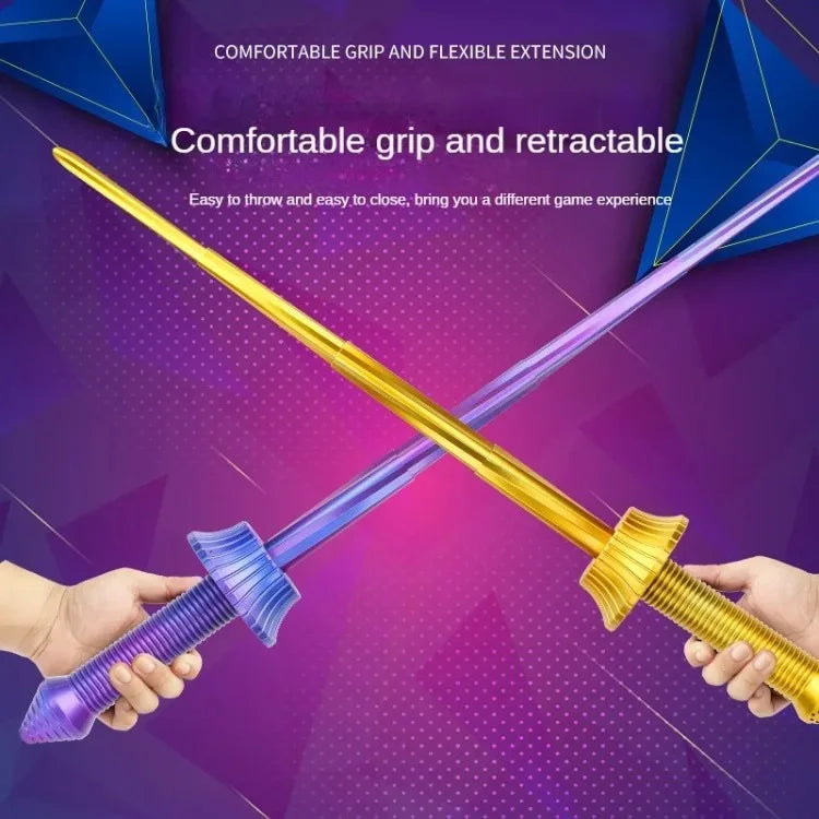 3D Print Gravity Retractable Swords Samurai Katana Sword Real Size Japanese Katana Fake Knife Cosplay Props Home Decoration