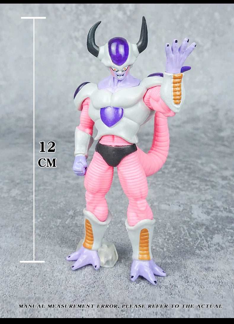 8pcs/Set Dragon Ball Z Frieza Figure Freezer Third Form Figurine PVC Action Figures Collection Model Toys Gifts