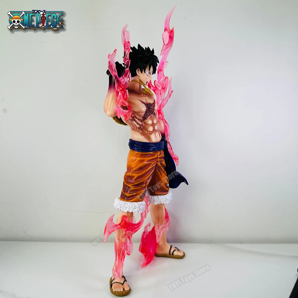 Luffy Flowing Cherry Figure