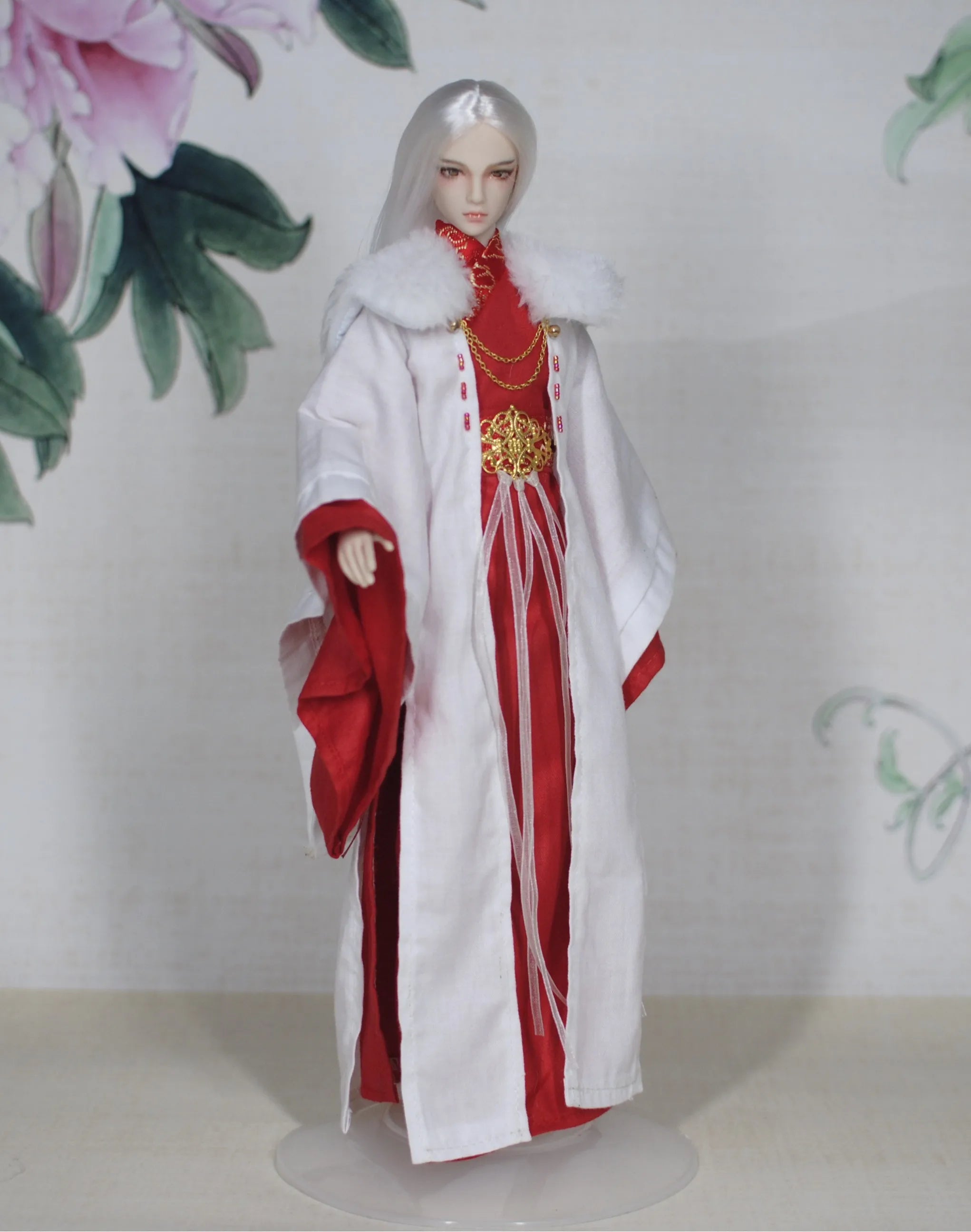 30cm Doll Chinese Ancient Costume Accessories 1/6 Male BJD Doll Figures Flexible Body Boy Doll Long Hair Boyfriend Toys Gift