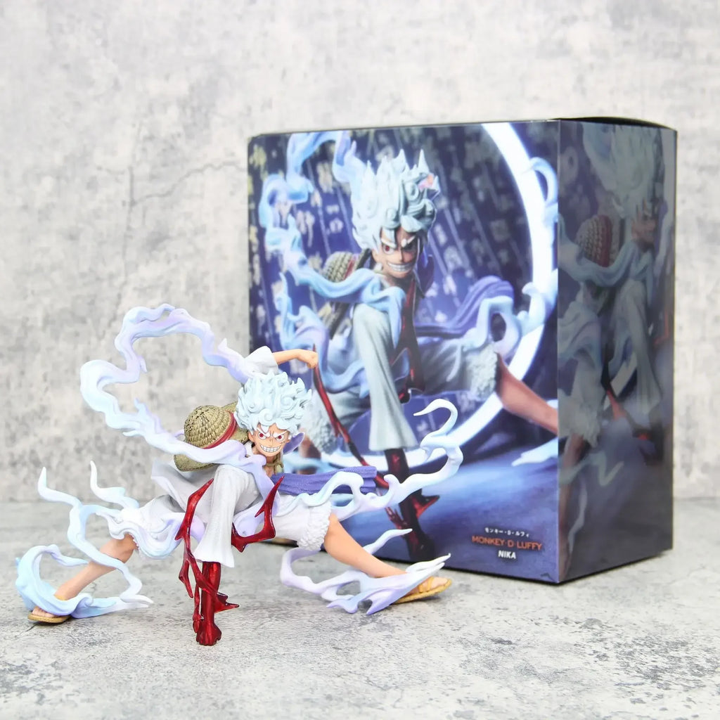 One Piece Figure Anime Sun God Nika Luffy Gear 5 Action Figures Gk Statue Monkey D. Luffy PVC Model Toy Ornament Boys Gift Items