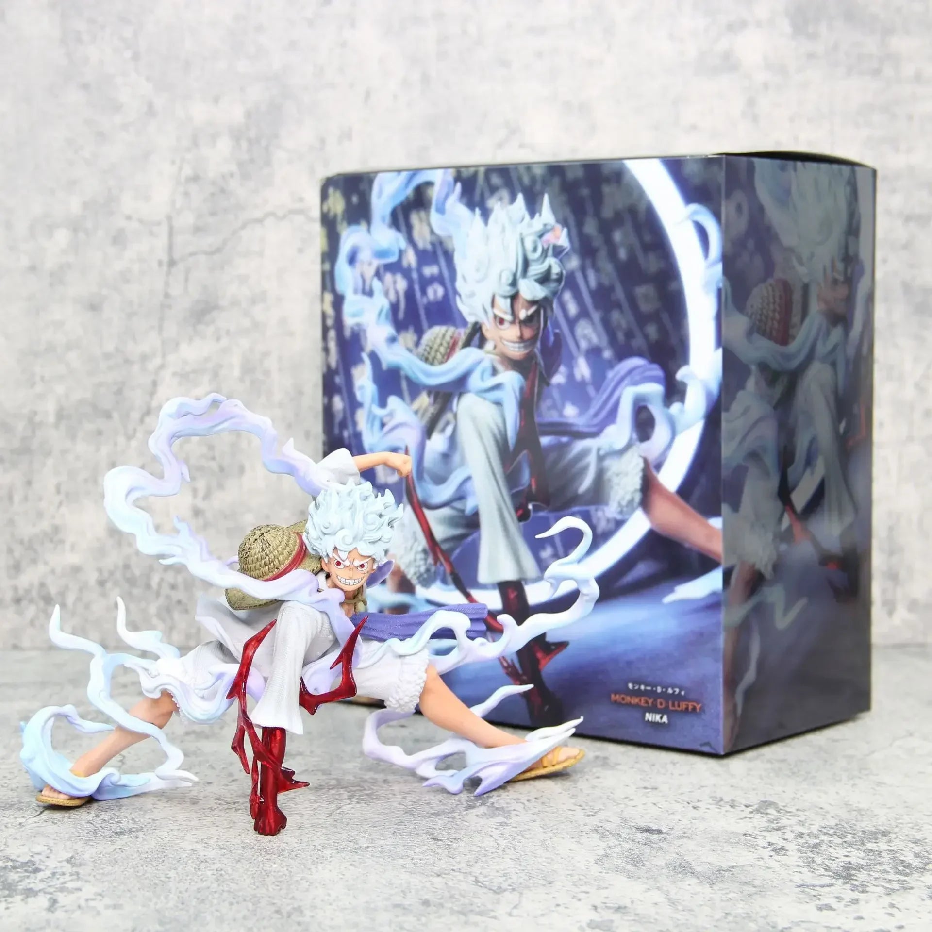 One Piece Figure Anime Sun God Nika Luffy Gear 5 Action Figures Gk Statue Monkey D. Luffy PVC Model Toy Ornament Boys Gift Items