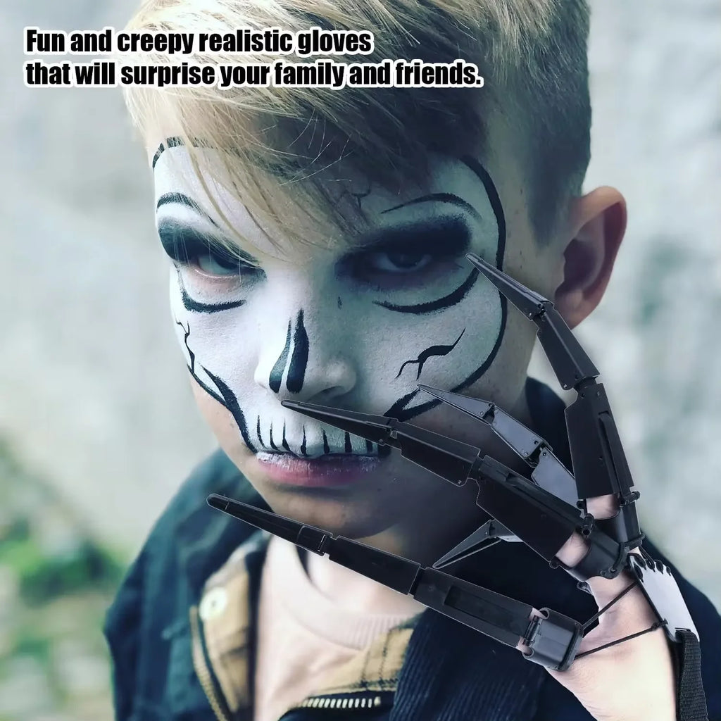Halloween Realistic Horror Ghost Claw Props Cosplay  Extensions Fingers Cosplay Party Decoration Props Gear Finger Glove