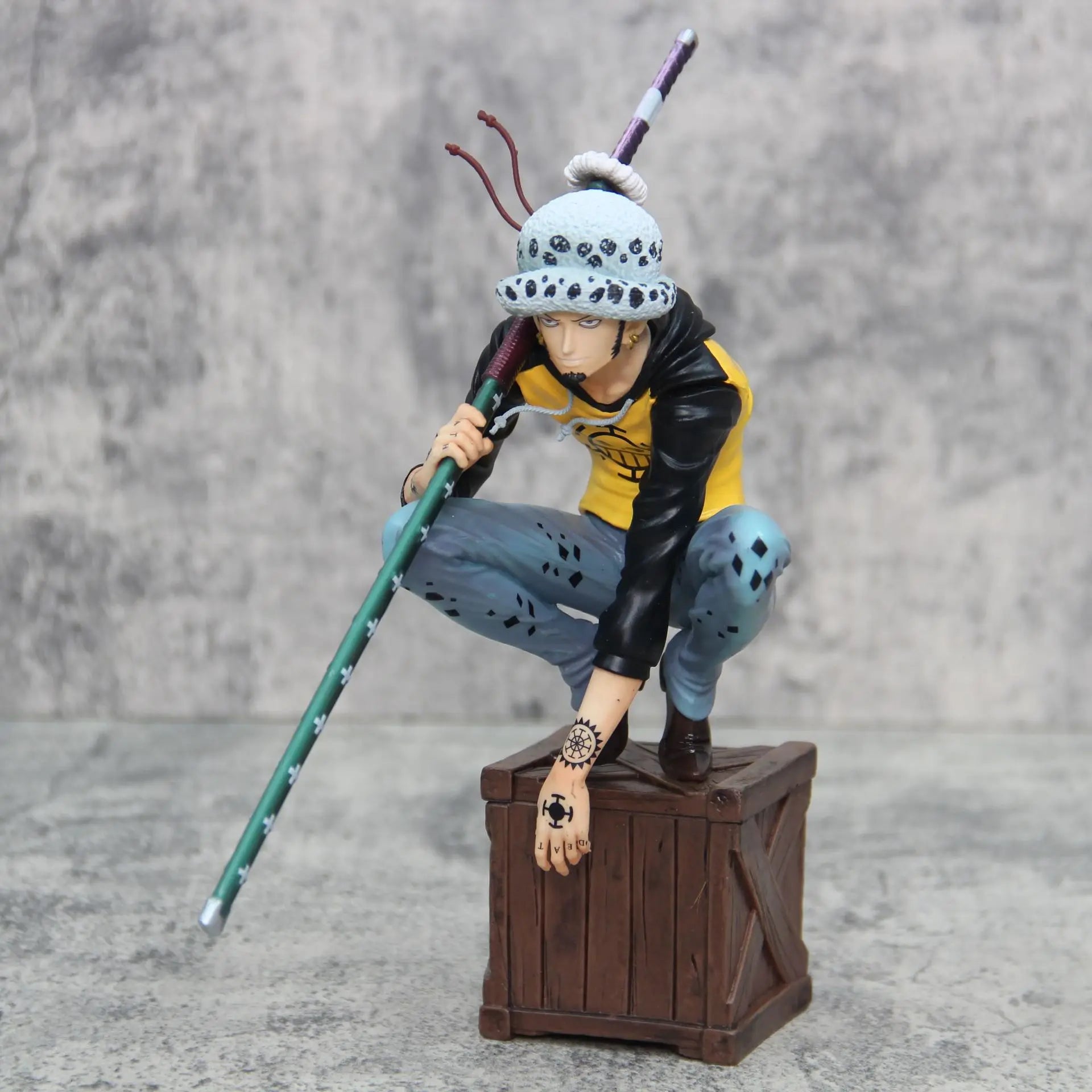 21cm One Piece Figures Trafalgar D. Water Law Action Figures Anime Pvc Model Statue Ornamen Collection Decoration Toys Gifts