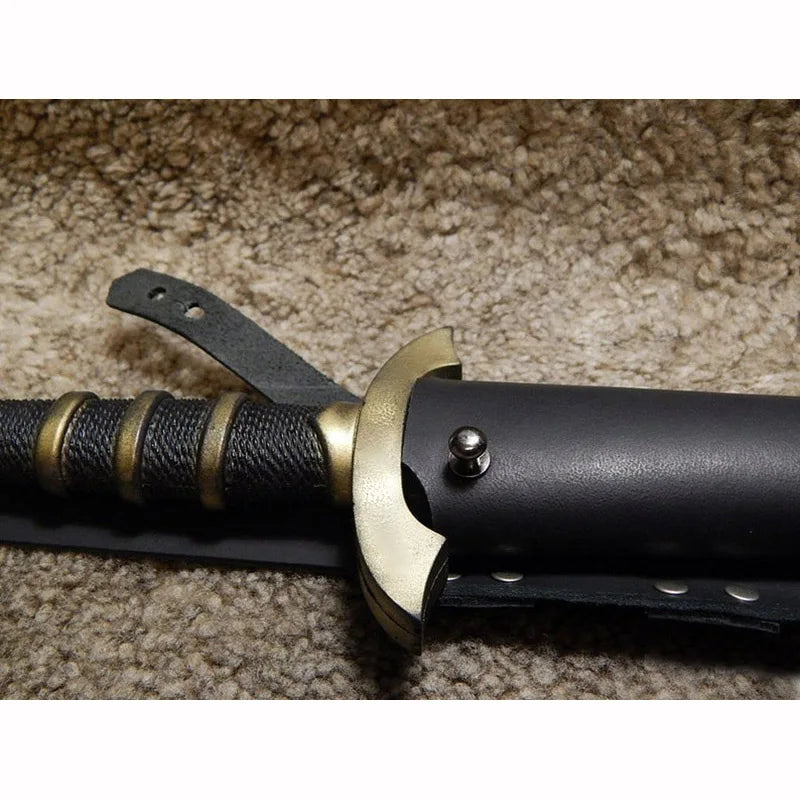Medieval Viking Sword Holder Belt PU Leather Scabbard Pirate Knight Warrior Cosplay Costume Accessories Real Role Play Props