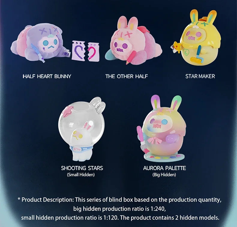 ShinWoo The Lonely Moon Series  Cute Action Anime Figures Dolls Kawaii Toys Gift figure Toy