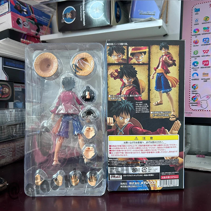 One Piece Action Figures Anime Luffy Roronoa Zoro Ace Figure Movable Joints Collection Model Toys Birthday Gift For Children