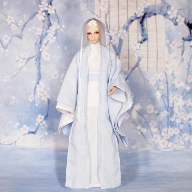 30cm Doll Chinese Ancient Costume Accessories 1/6 Male BJD Doll Figures Flexible Body Boy Doll Long Hair Boyfriend Toys Gift