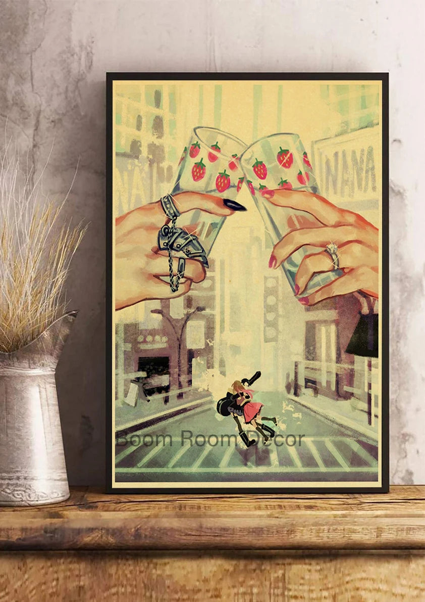 NANA Retro Kraft Poster