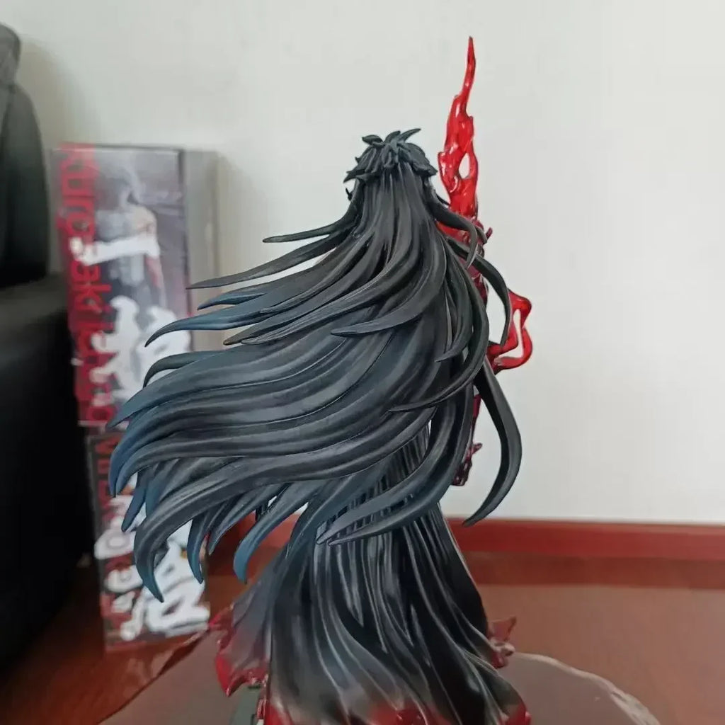 41cm Anime FigureBleach  Ichigo Kurosaki Getsuga Tenshou Model Dolls Figurine Action Figures Collection Decor Adult Kid Toy Gift