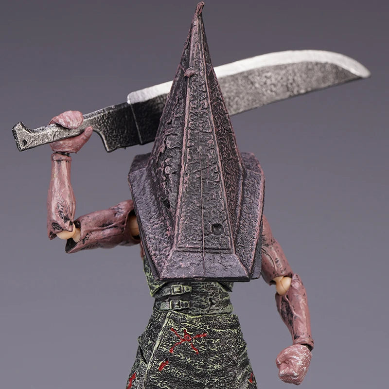 17cm Figma Sp-055 Silent Hill Revelation 3D Figure Red Pyramid Thing Action Figures PVC Collection Pyramid Head Model Toys Gifts