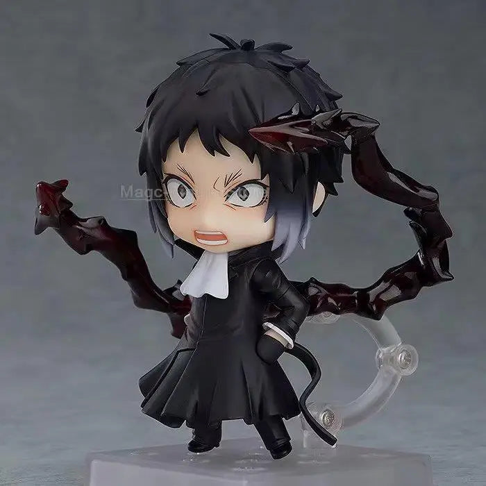 Q Version Dazai Osamu Figure Ryunosuke Akutagawa 1191 Chuya Nakahara Figure 657 676 Bungo Stray Dogs Action Figures Toys Gifts