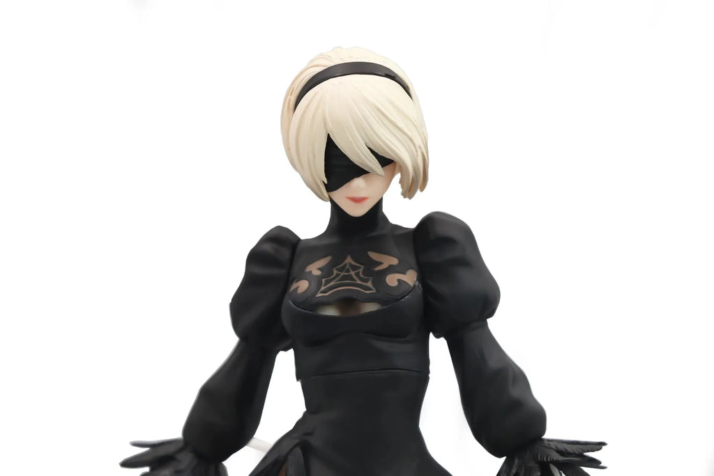 Yorha Figure NieR Automata 2B No.2 Tpye B Anime Figures Deluxe 28cm  Pvc Model Action Figurine Collection Decoration Toys Gifts