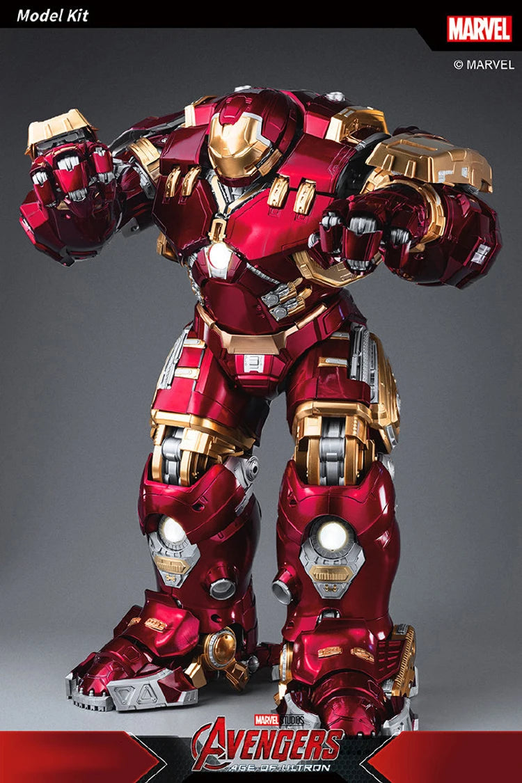 Marvel Anti-Hulk Armor Fondjoy Assemble Toy Movie Character Model 18 Inches Action Figures LED Can Emit Light Model Gift For Boy