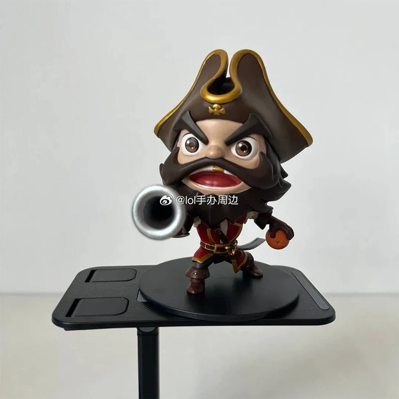 Original League of Legends Animation Game Peripheral Toys Jinx Teemo Poppy Vi Anime Action Model Figures Ornament Collection