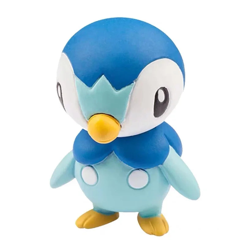 TOMY WCT Super Cute Pokemon Figures Kawaii Pikachu Piplup Vulpix Meowth Cubone Marshadow Axew Keldeo Mini 4cm Children toys