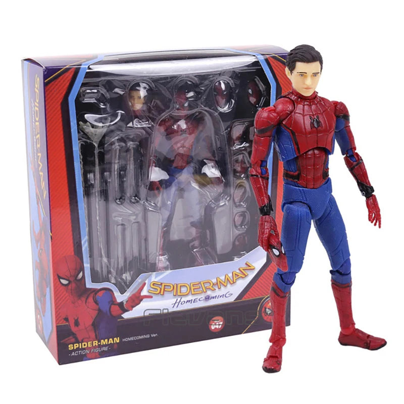 AMAZING YAMAGUCHI Spiderman Gwen Stacy Action Figure Spider Gwen PVC Model Spider-Man Across the Spider-Verse Miles Morales Toys