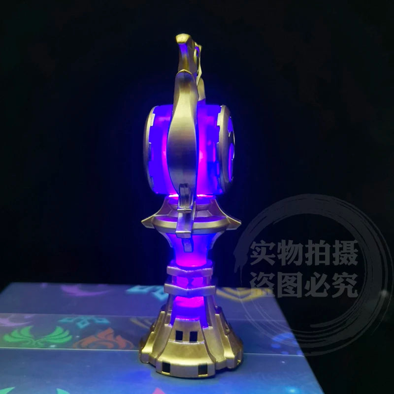 Genshin Impact Mavuika Beelzebul Zhong Li Barbatos Gnosis Plural Gnoses Anime Cosplay Luminescent Metal Night Light Pendant