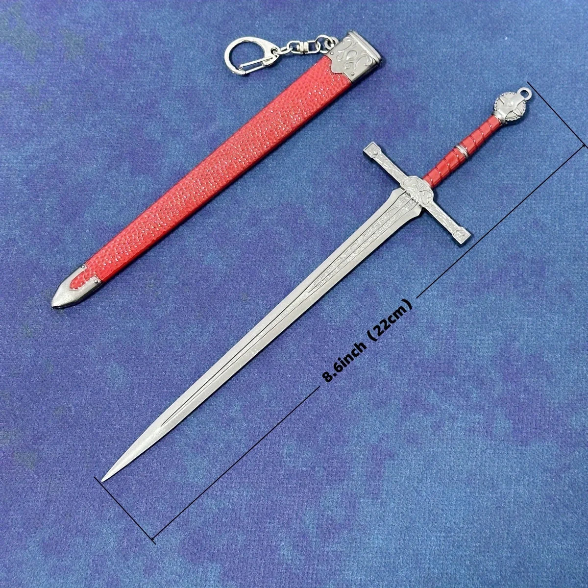 8.6inch Metal Elden Ring Katana Anime Ninja Knife Real Japanese Katana Steel Royal Greatsword Original Samurai Sabre Toy Gift