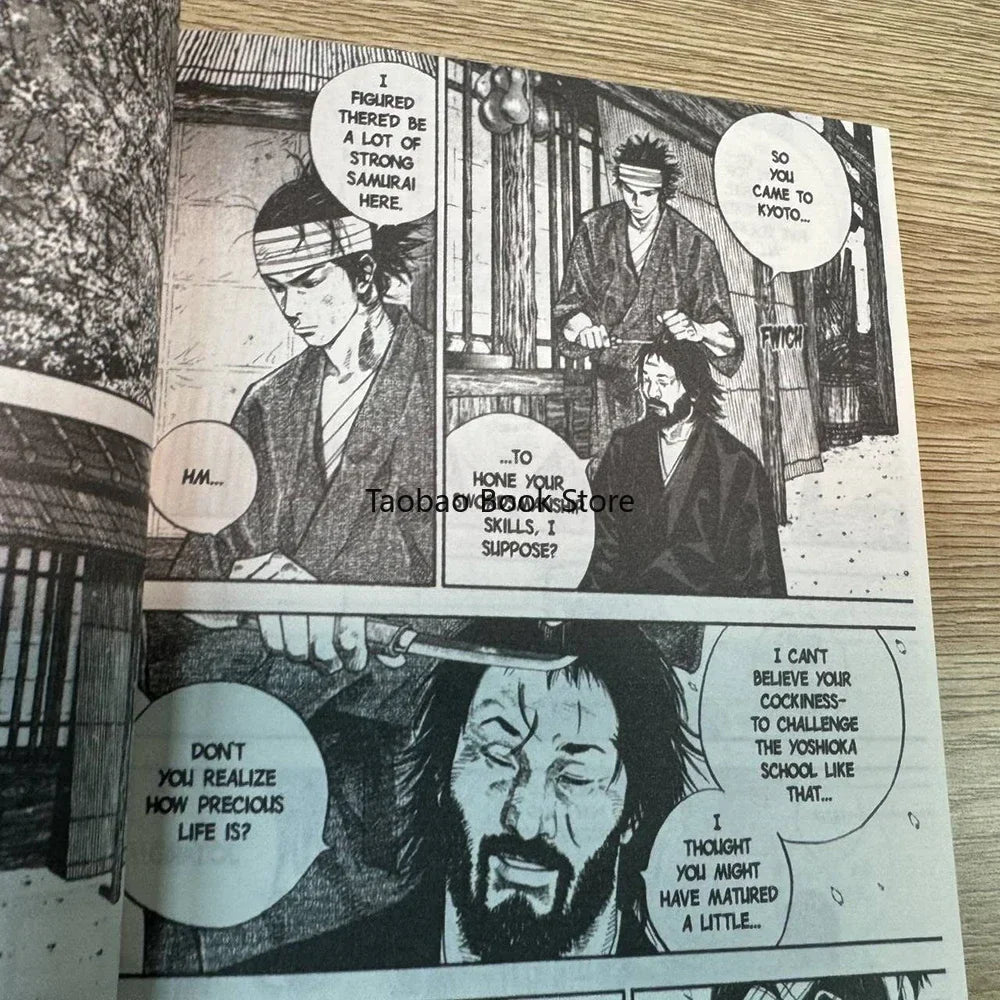 Anime Vagabond Volume 1-3 Miyamoto Musashi Japanese Teen Mystery Romance English Comic Book Manga Book English Version