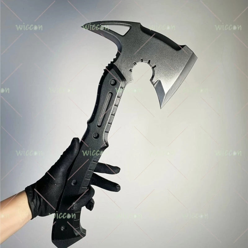 Men's Cosplay Prop Game Halloween Axe Cosplay Prop 3D Printed Plastic Axe Model Costume Accessories