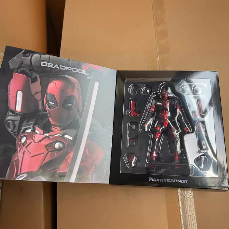 Fighting Armor Deadpool Action Figure Wade Winston Wilson Figures Movie Model PVC Collection Doll Joint Movable Kids Toys Gift