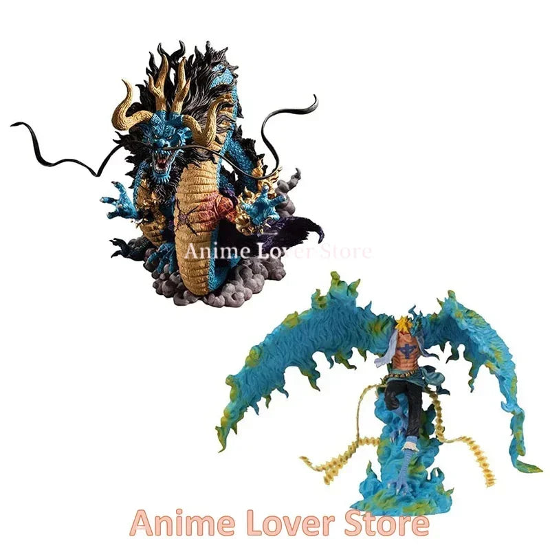 Bandai Original One Piece Ichiban Kuji Devil Fruit Superpowered Person Marco Kaidou Anime Figures Toys for Kids Gift