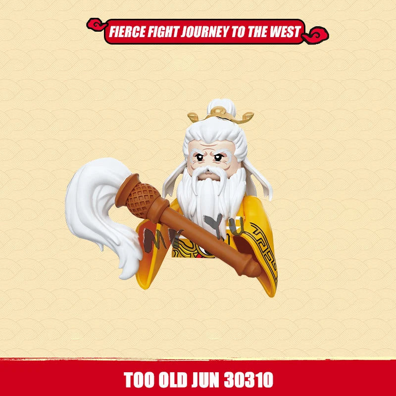 New Journey To Thewest Chinese Movie Anime DIY Mini Figures Weapons Model Building Blocks Kids Toys Gifts For Boys Girls Juguete