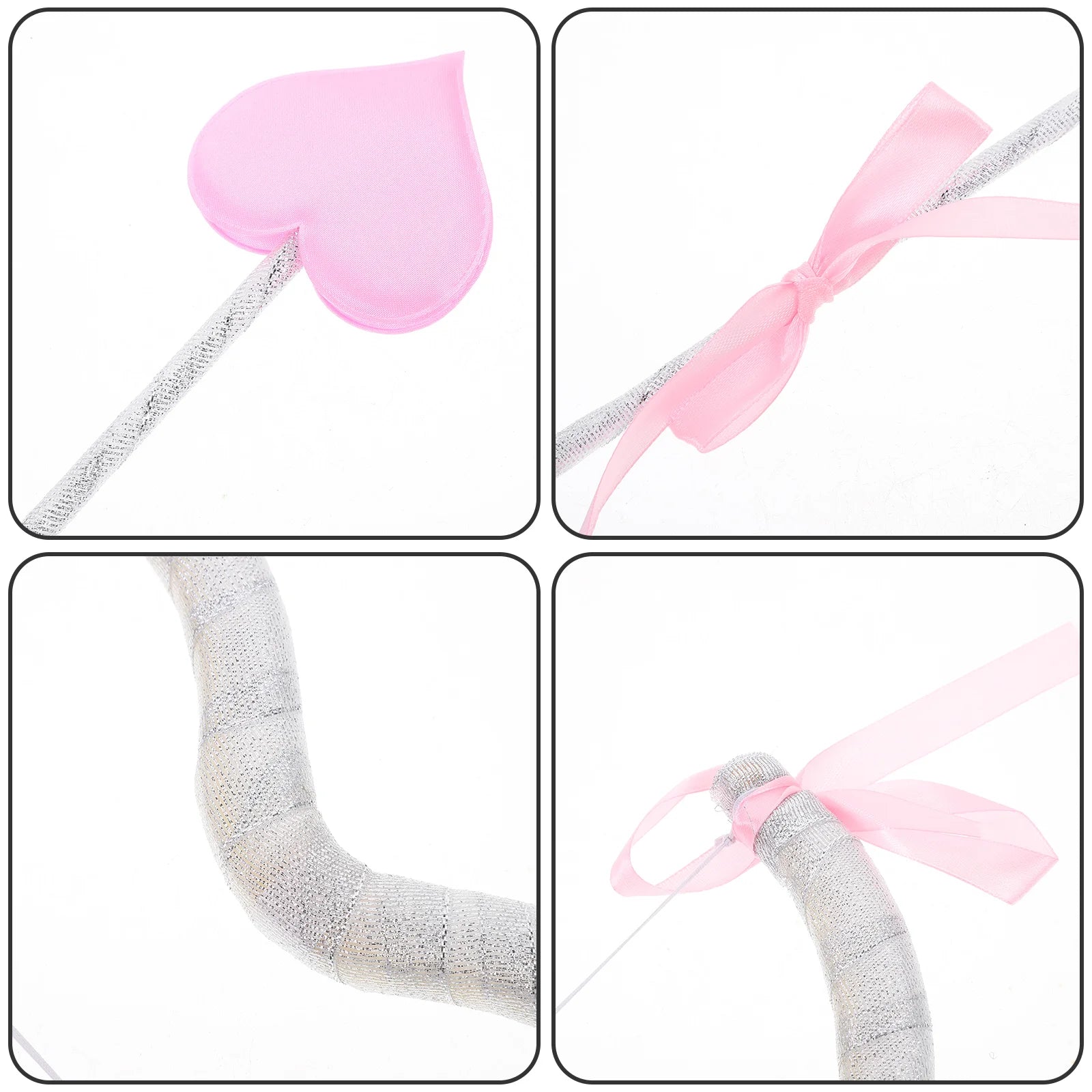 Cupid Bow Arrow Cosplay Costume Props Set Archery Toy Women Party Valentines Halloween Photography Propset Wedding Decorations