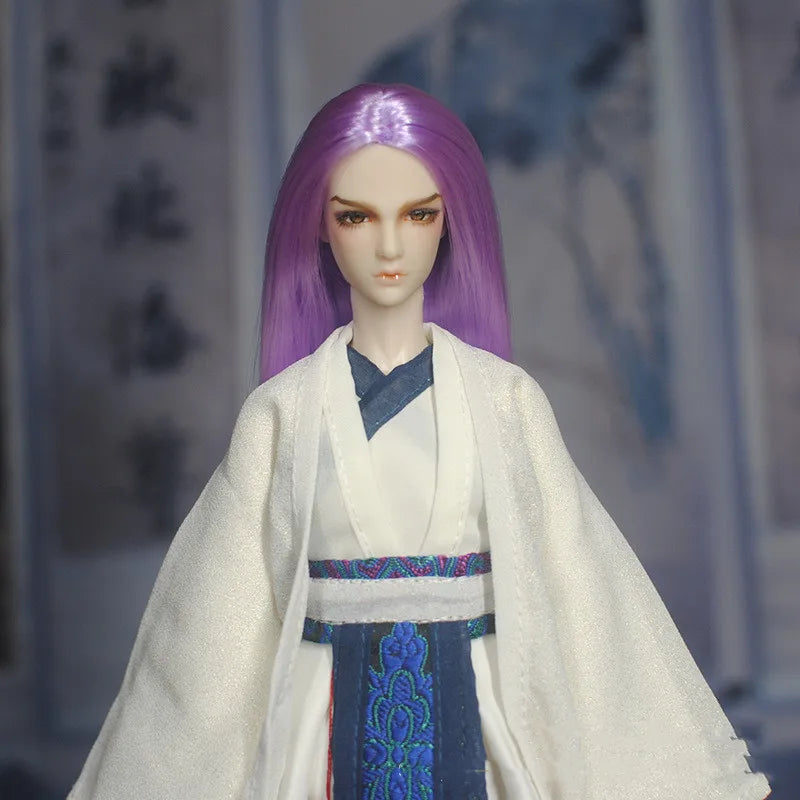 30cm Doll Chinese Ancient Costume Accessories 1/6 Male BJD Doll Figures Flexible Body Boy Doll Long Hair Boyfriend Toys Gift