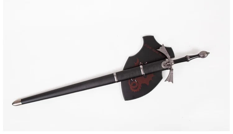 dark sister sword of the Dragon race, Damon Aegon,stainless steel real sword,cosplay one-handed sword, role-playing assassin