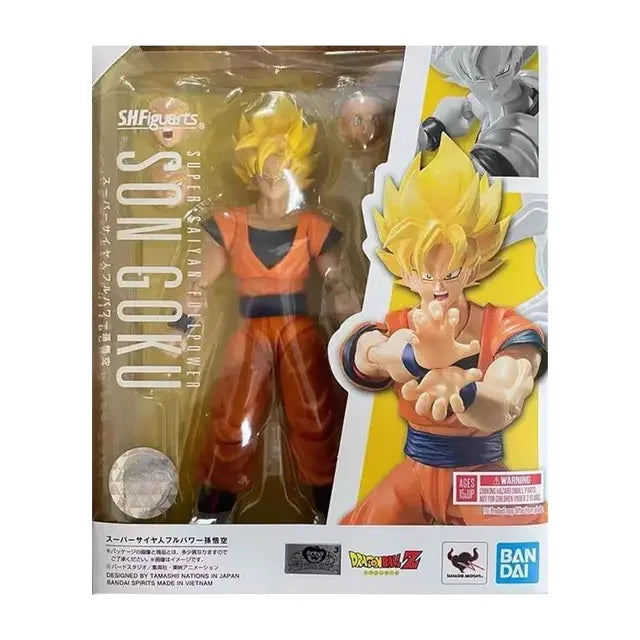 100%Original BANDAI S.H.Figuarts Son Gohan Vegeta Android 16  Frieza Turles Dodoria Dragon Ball Z Action Figures Model Toys