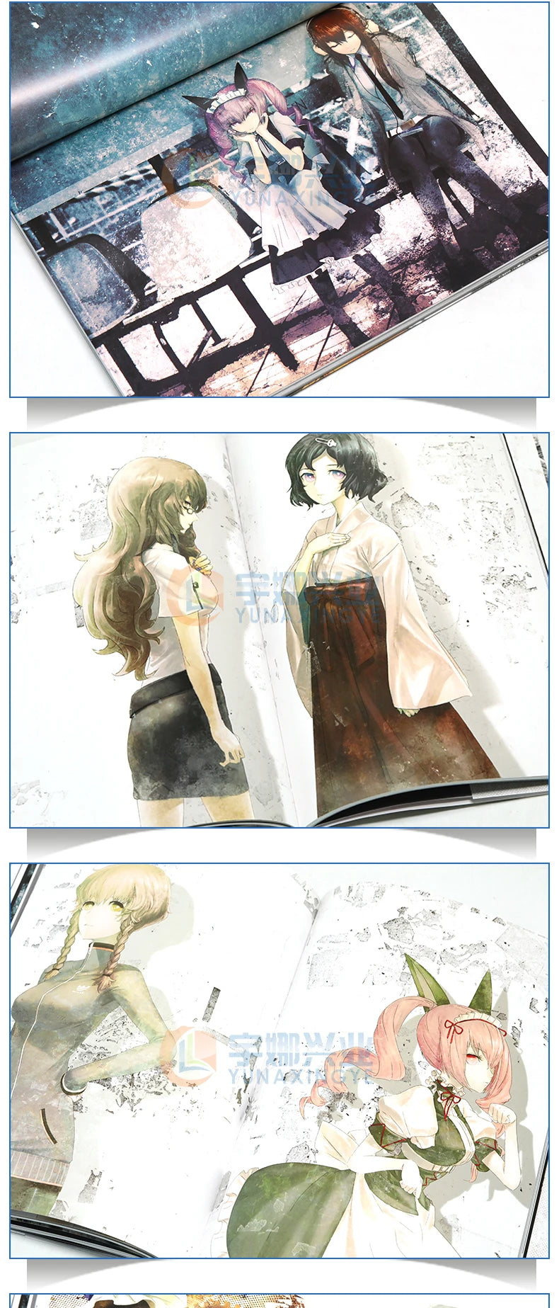 "Steins;Gate Artbook" Artbook Game Book Japanese Anime Character Setting Artbook