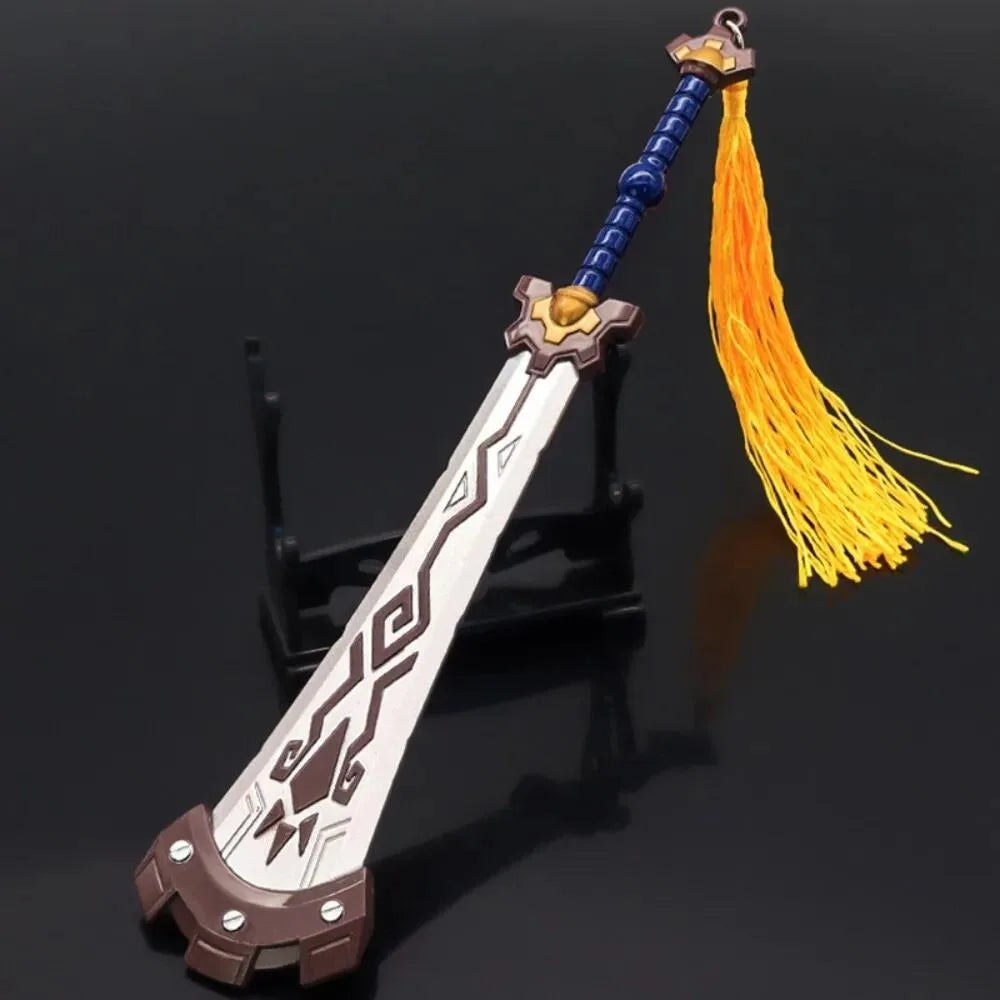 The Hyrule Fantasy Sword Keychains Link Game Periphery Metal  Collection Model Zeldas Keychain Ornament Crafts Gifts Toys