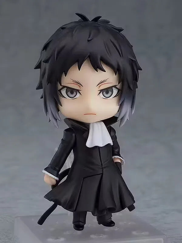 Q Version Dazai Osamu Figure Ryunosuke Akutagawa 1191 Chuya Nakahara Figure 657 676 Bungo Stray Dogs Action Figures Toys Gifts