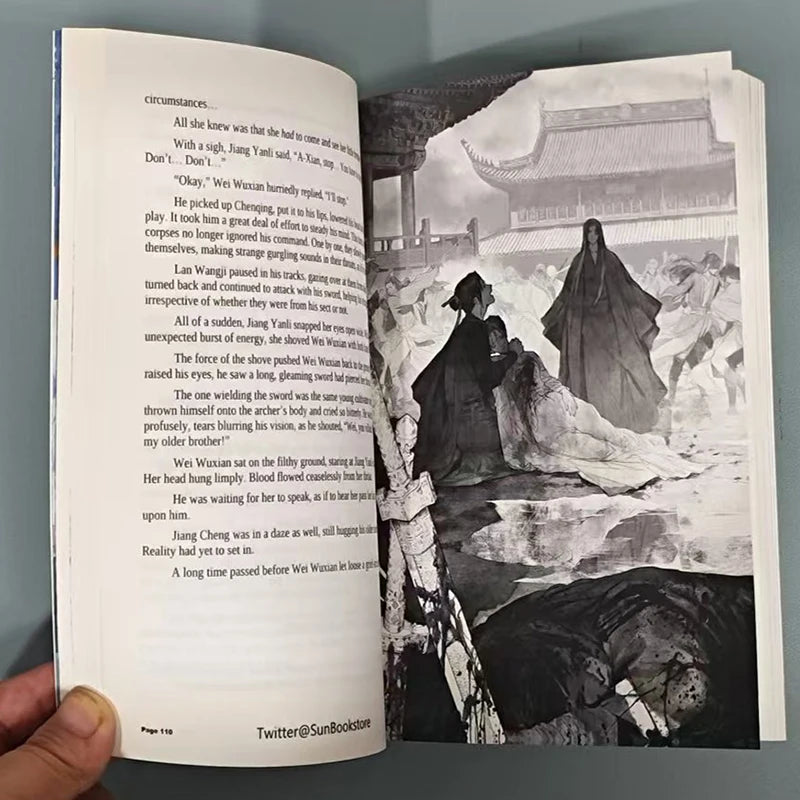 Volume 1-5 English comic book grandmaster of demonie cultivation Dan Mei fantasy novel MO DAO ZU SHI libros de manga  books