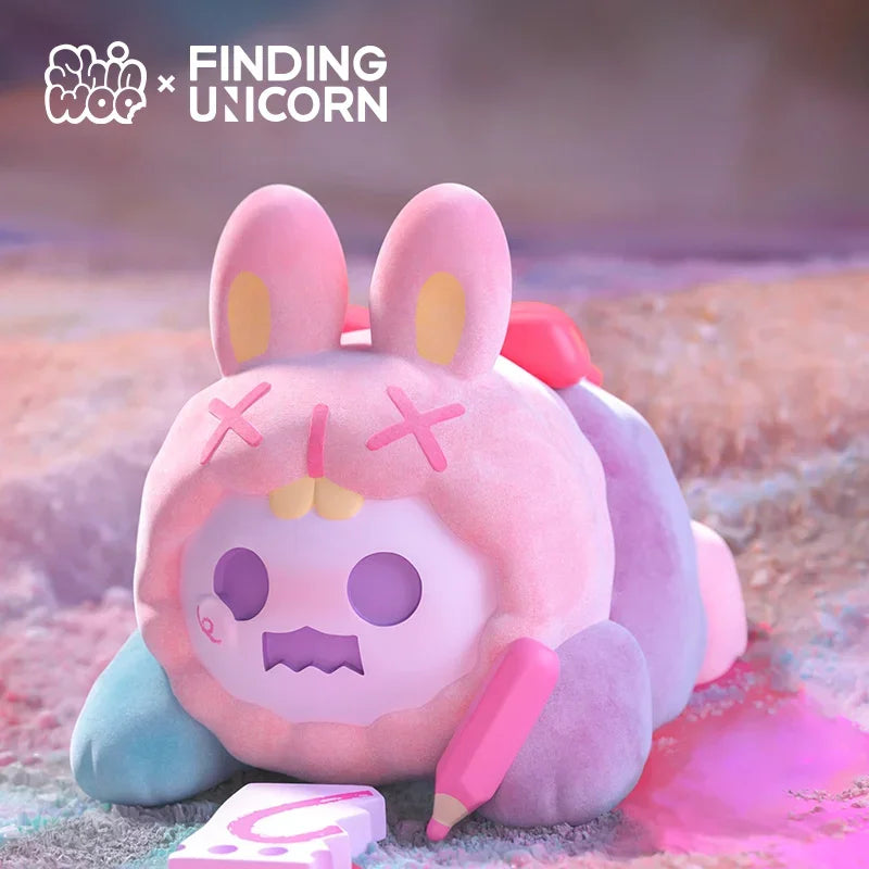 ShinWoo The Lonely Moon Series  Cute Action Anime Figures Dolls Kawaii Toys Gift figure Toy
