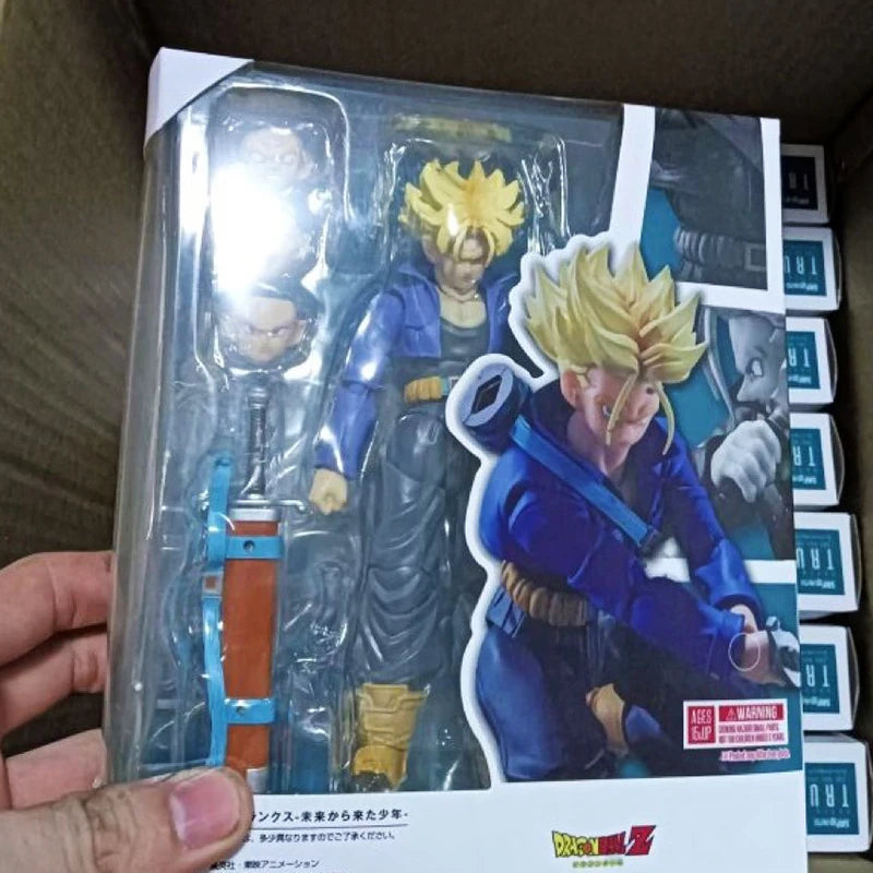 SHF Dragon Ball Z Figure Super Saiyan Trunks Action Figure Movable PVC Collection Anime Future Boy Torankusu Figures Model Toys