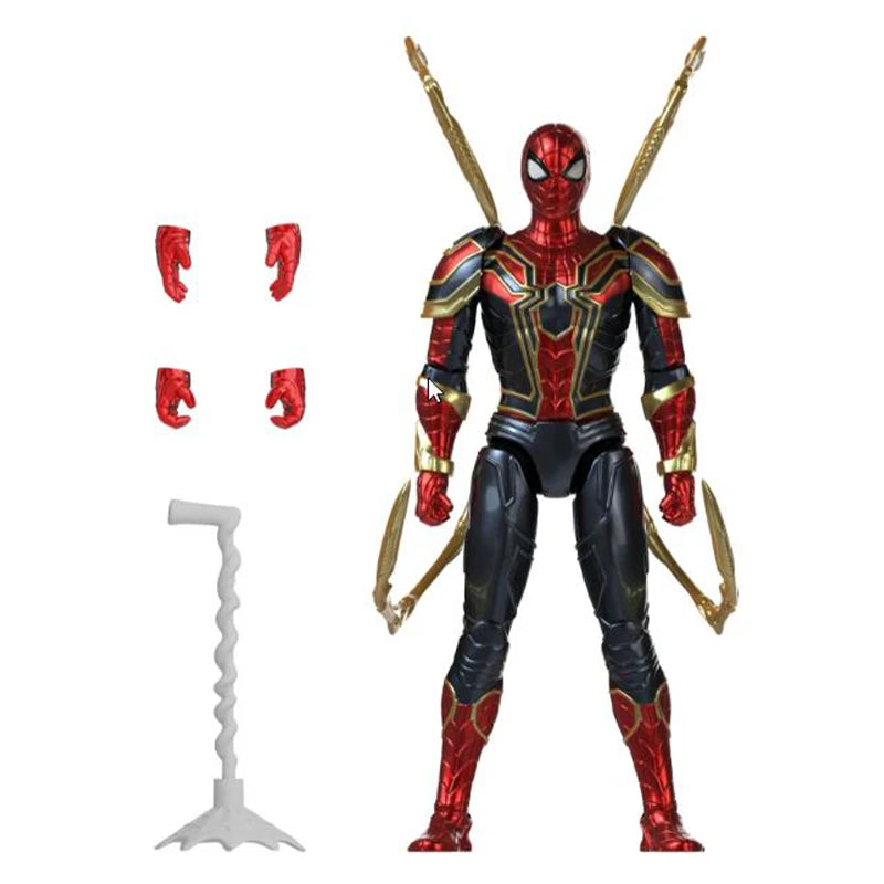 Fondjoy Iron Man MK50 Action Figures Hulk Spider-Man Thanos 1/12 Assembled Toy Model Collect Ornaments Boy Toy Birthday Gifts
