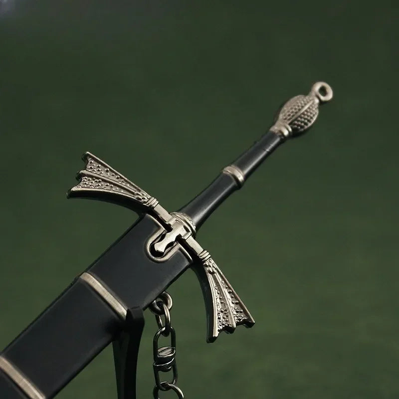 22cm Dark Sister Sword Daemon Targaryen Medieval Weapon Model Metal Samurai Accessories Keychain Cool Gift Toys Boys Collections