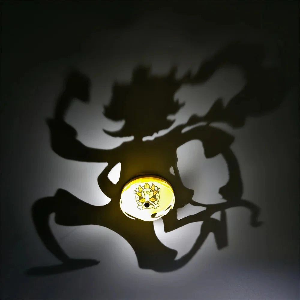 LED Anime Shadow Projection Lamp Creative Silhouette Night Light Room Decor Atmosphere Lamp Gift Anime Fans Bedroom Party Decor