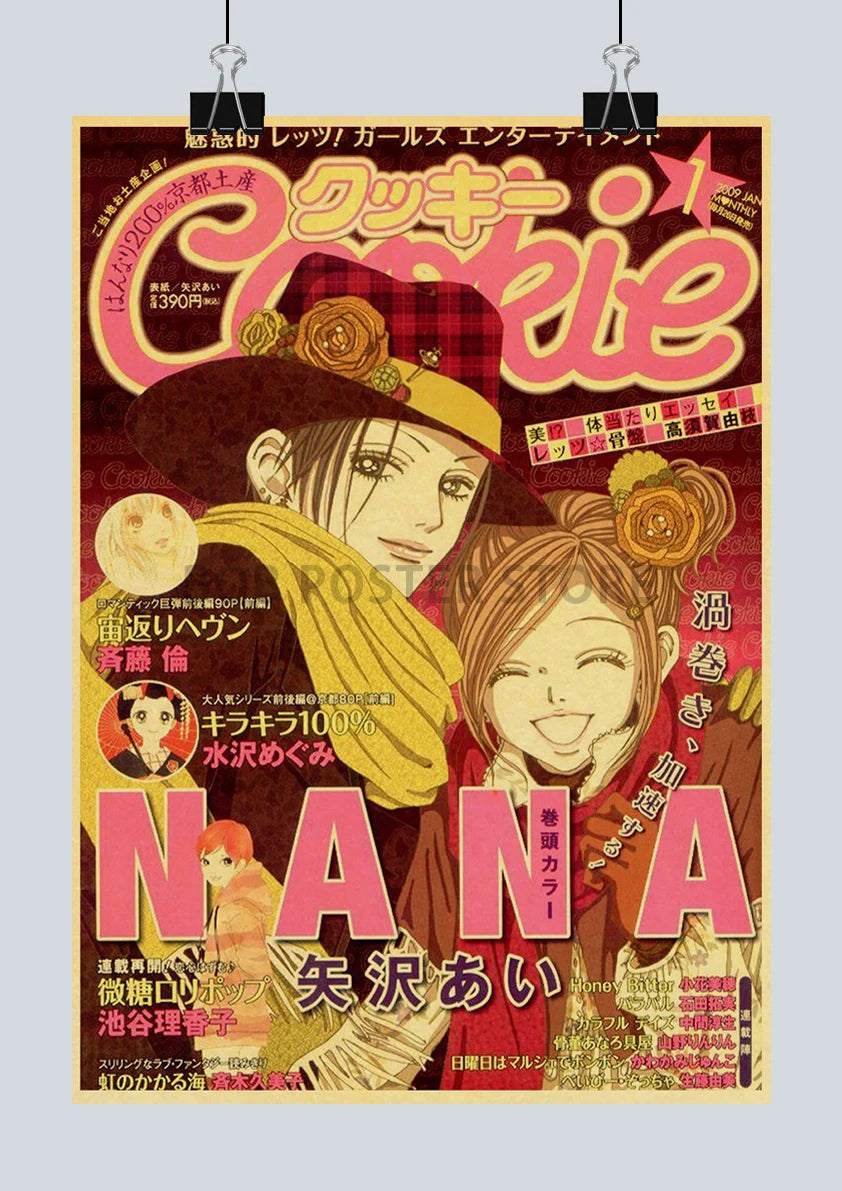NANA Retro Kraft Paper Poster