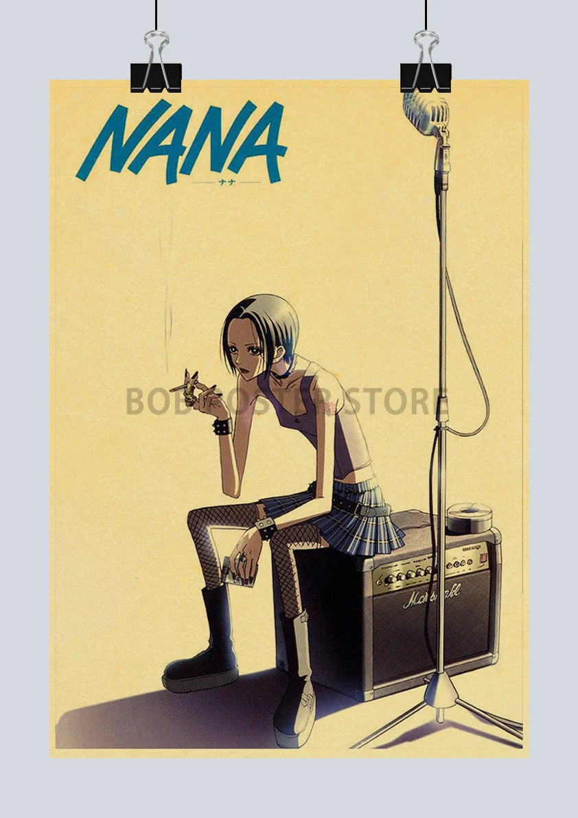 NANA Retro Kraft Paper Poster