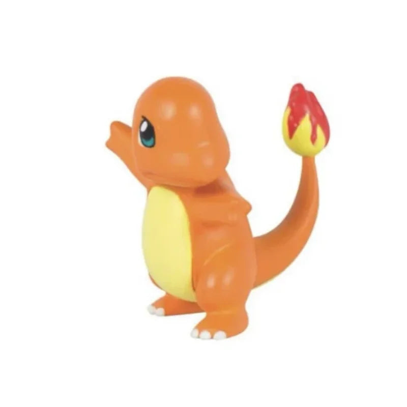 TOMY WCT Super Cute Pokemon Figures Kawaii Pikachu Piplup Vulpix Meowth Cubone Marshadow Axew Keldeo Mini 4cm Children toys