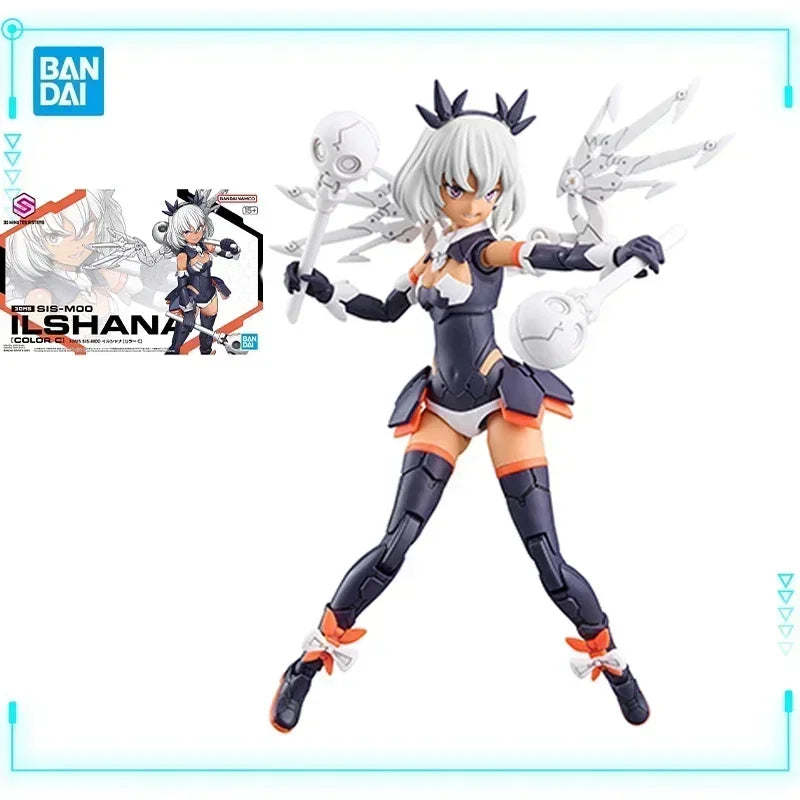 Bandai Original Genuine 30 Minutes Sisters Yufia Eliene Stipla Laranel Siana Farina Neverlia Rishetta Palyton Models Toy Figures