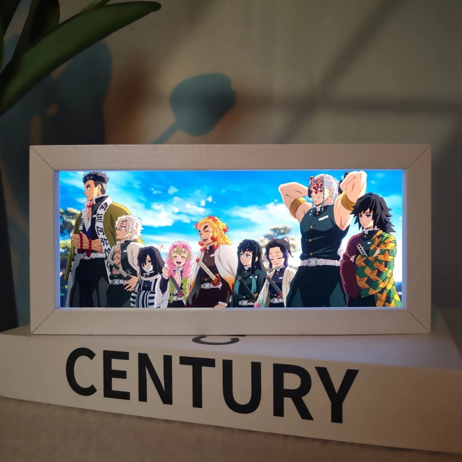 Demon Slayer Anime Merchandise Led Night Light Exquisite Painting Bedroom Atmosphere Desk Lamp Desktop Decoration Ornament Gift