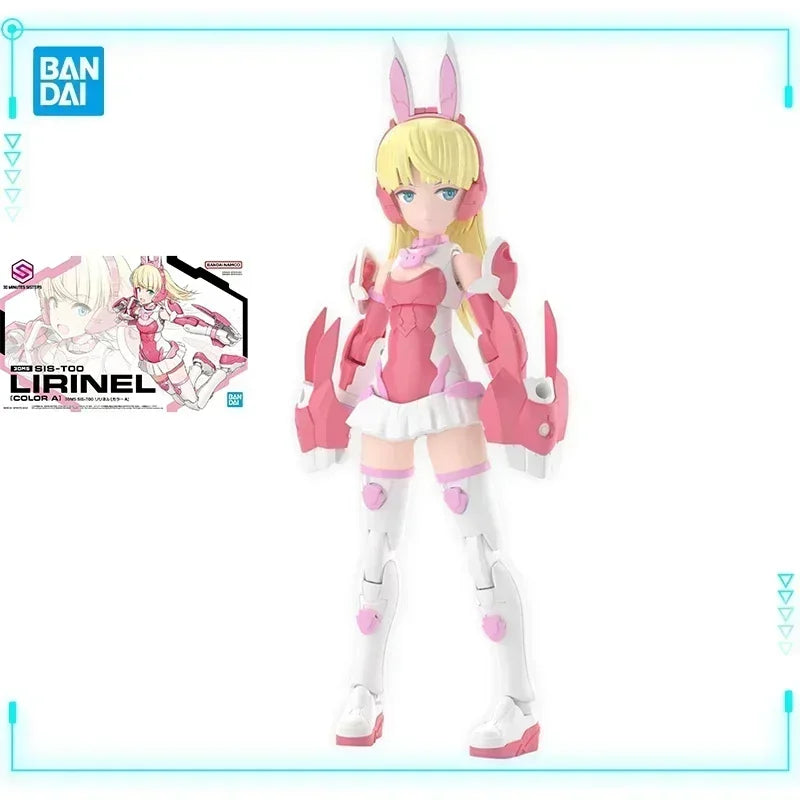 Bandai Original Genuine 30 Minutes Sisters Yufia Eliene Stipla Laranel Siana Farina Neverlia Rishetta Palyton Models Toy Figures