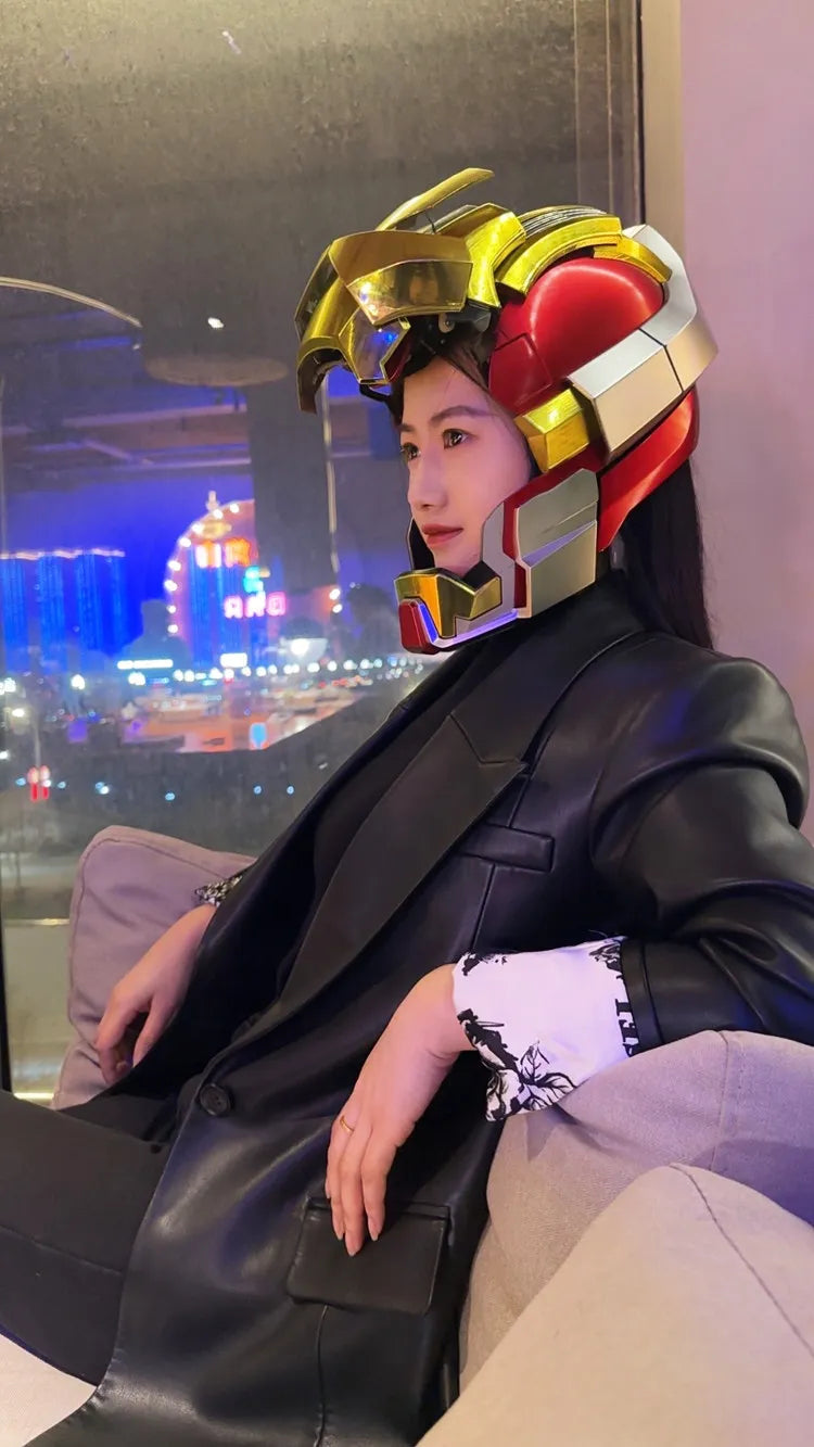 1:1 Iron Man Mk50 Mk17helmet Wearable Voice-Activated Deformation Helmet Around Marvel Animation Derivatives Model Toy Gift